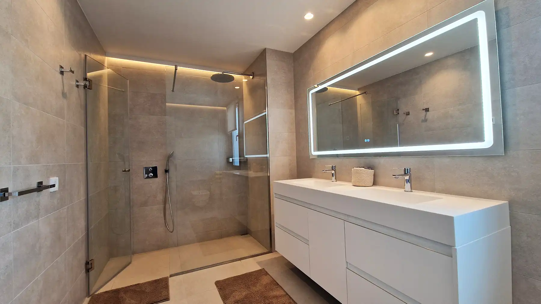 Baño de Casa o chalet en venta en Mijas con Aire acondicionado, Jardín privado y Terraza