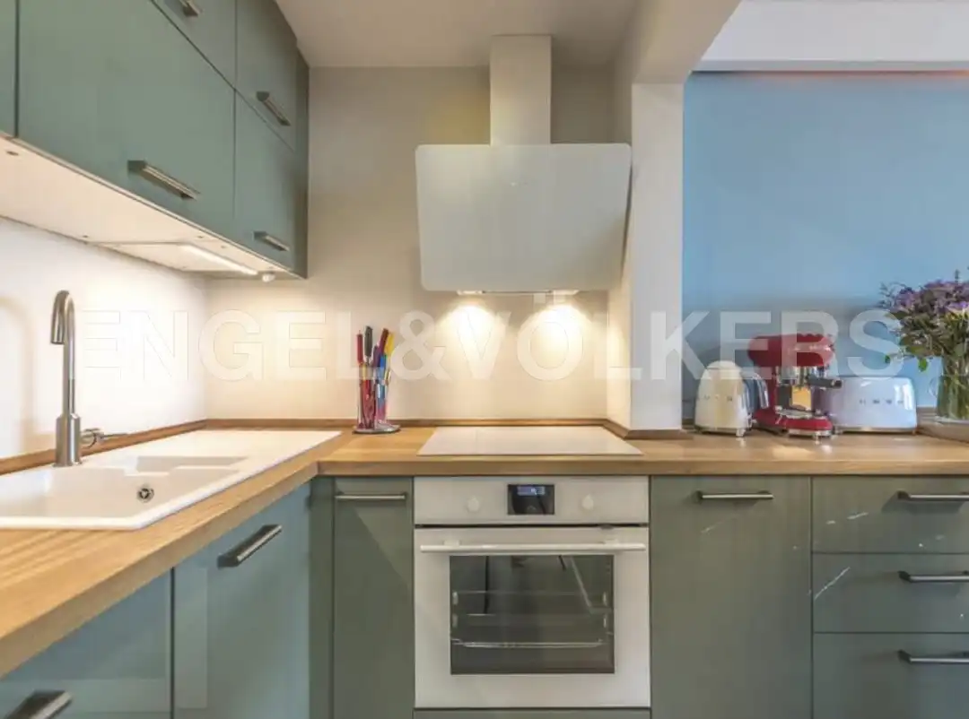 Kitchen of Flat for rent in Sitges  with Air Conditioner, Heating and Parquet flooring