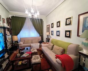 Living room of Flat for sale in Vigo   with Furnished and Balcony