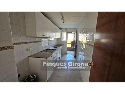 Kitchen of Flat for sale in Girona Capital  with Heating, Private garden and Swimming Pool