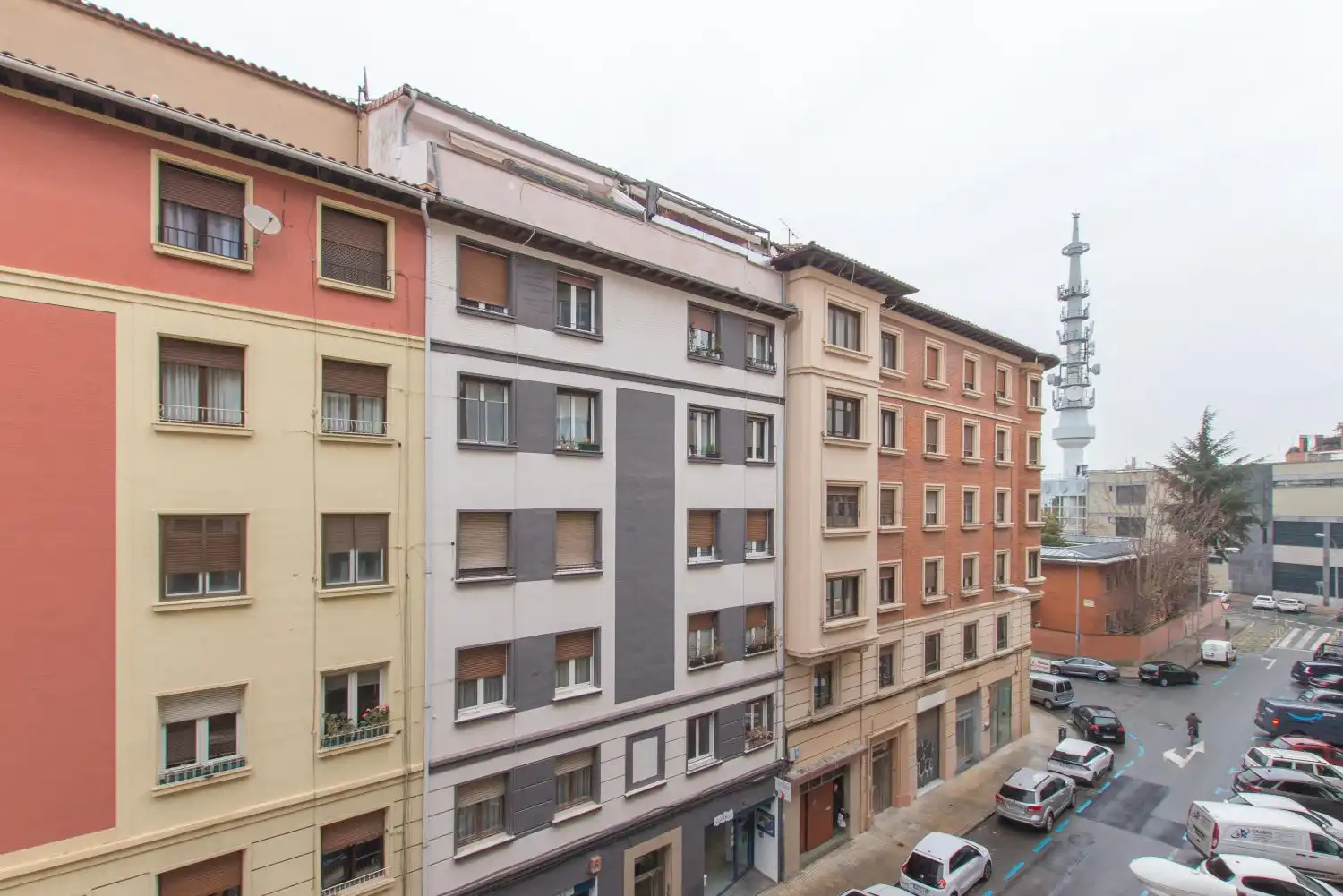 Exterior view of Flat for sale in  Pamplona / Iruña  with Heating and Balcony
