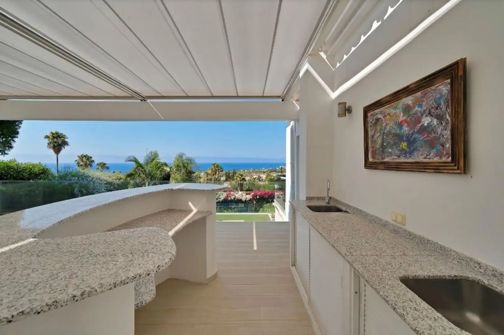 Terraza de Casa o chalet en venta en Marbella con Calefacción, Jardín privado y Terraza