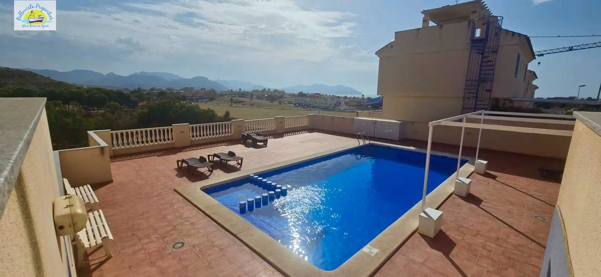 Piscina de Casa o xalet en venda en Mazarrón amb Aire condicionat, Calefacció i Terrassa