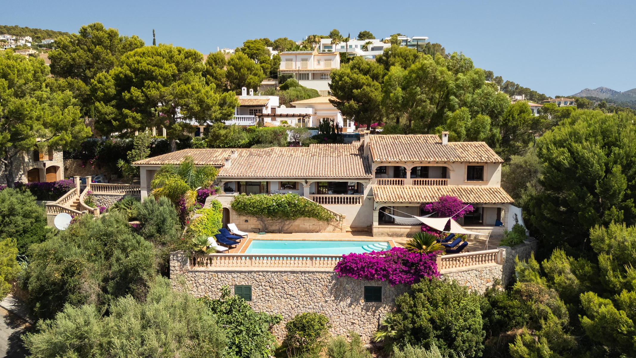 Exterior view of House or chalet for sale in Andratx  with Air Conditioner, Private garden and Terrace