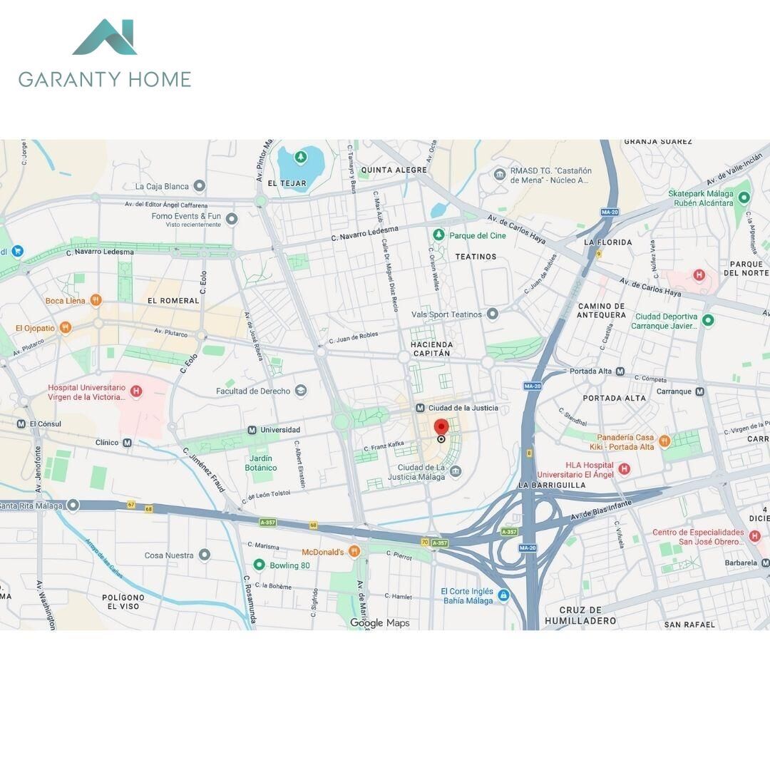 Vista exterior de Piso de alquiler en Málaga Capital con Aire acondicionado, Jardín privado y Amueblado