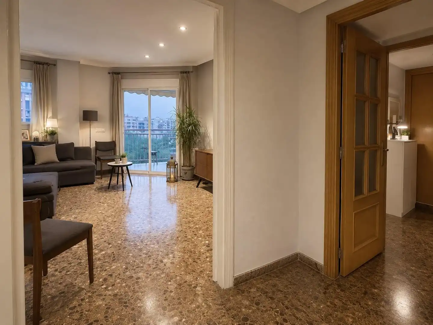 Living room of Flat for sale in Valencia  with Air Conditioner, Heating and Private garden