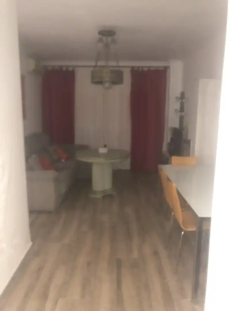 Dining room of Flat for share in Málaga  with Parquet flooring, Furnished and Balcony