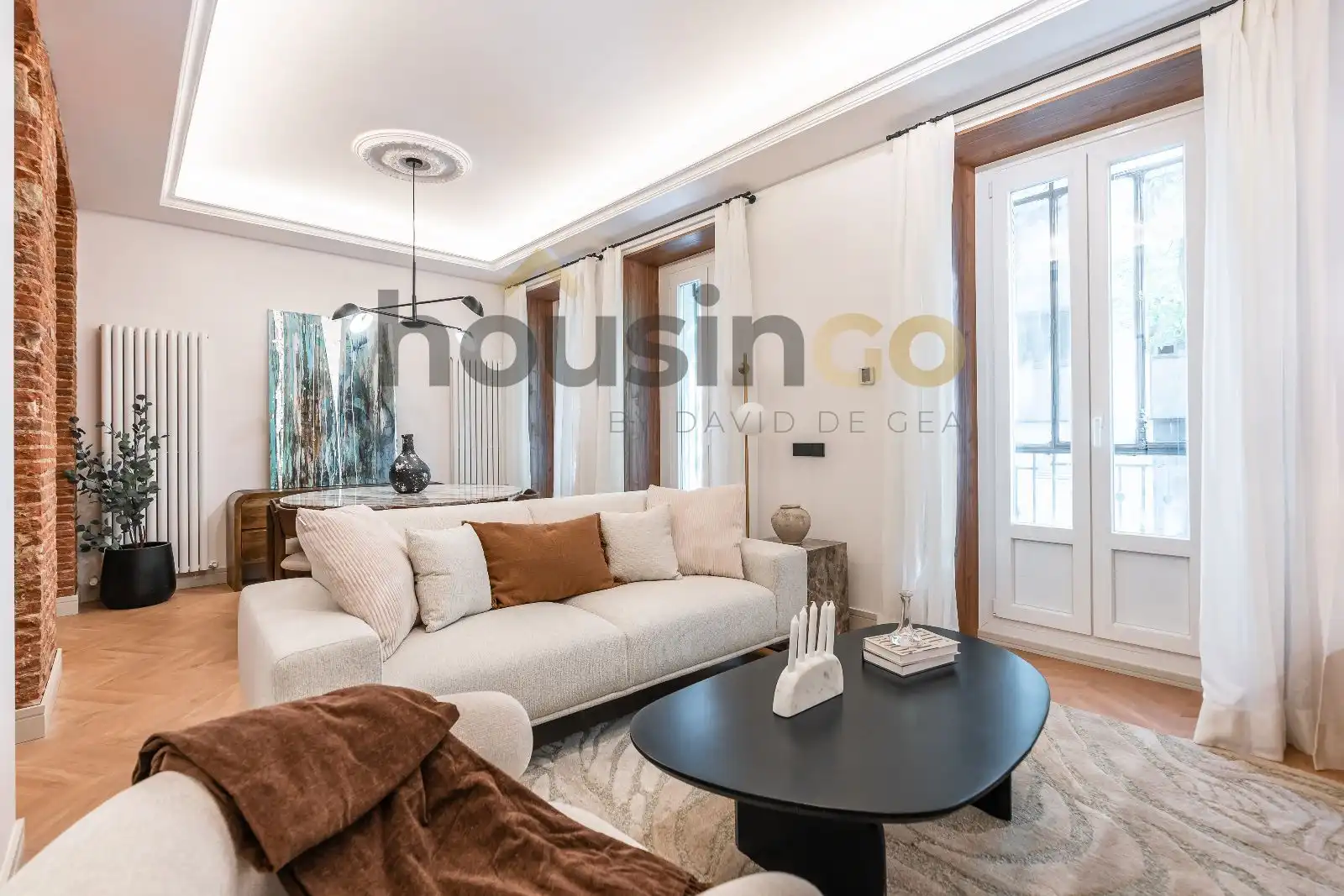 Living room of Flat for sale in Madrid  with Air Conditioner, Heating and Terrace