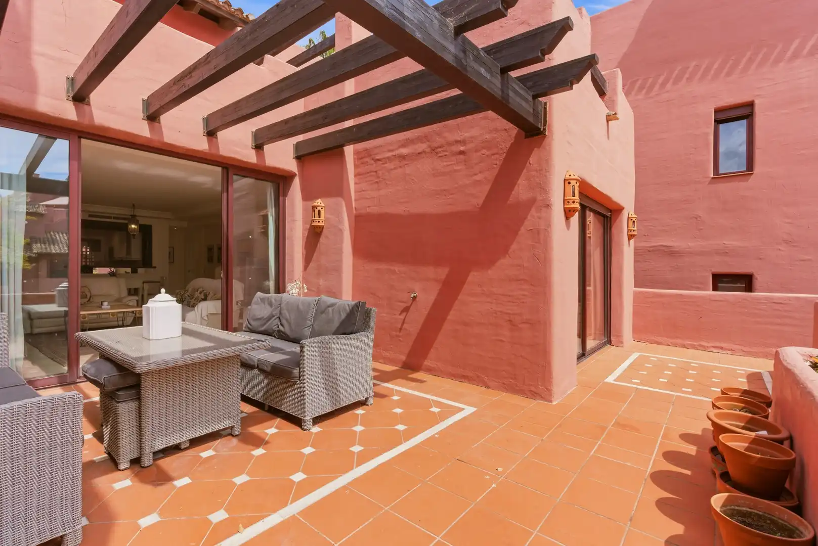 Terraza de Ático en venta en Estepona con Aire acondicionado, Terraza y Piscina