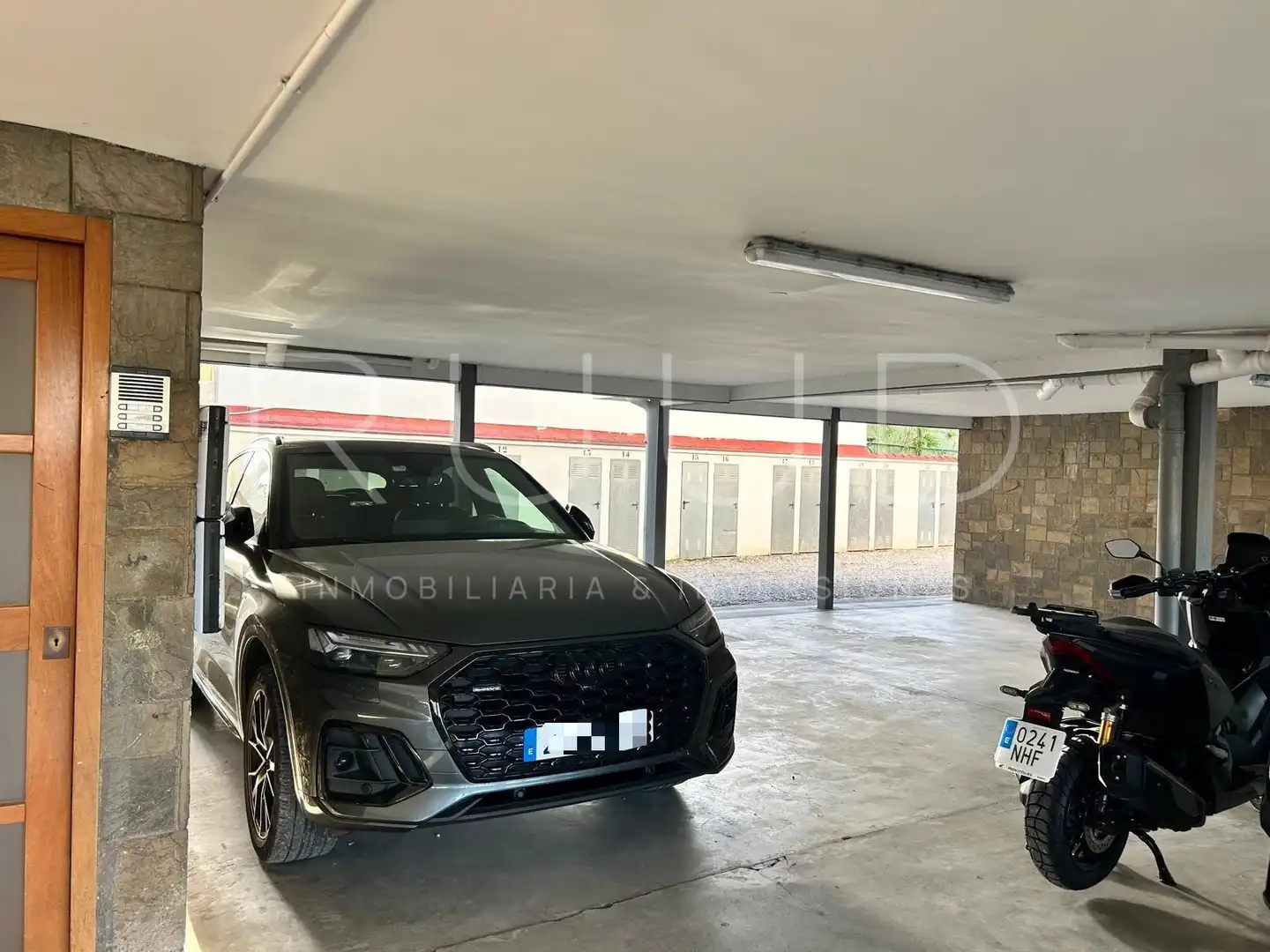 Parking of Flat for sale in Castelldefels  with Air Conditioner, Heating and Parquet flooring