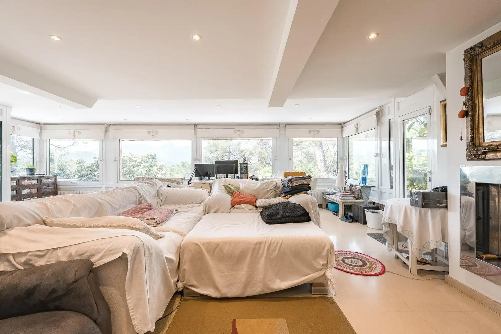Sala d'estar de Casa o xalet en venda en Vacarisses amb Aire condicionat, Calefacció i Jardí privat