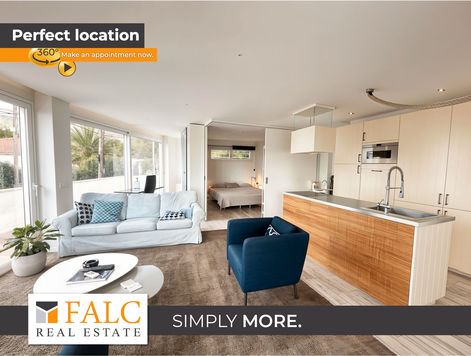 Sala d'estar de Apartament en venda en  Palma de Mallorca amb Piscina comunitària