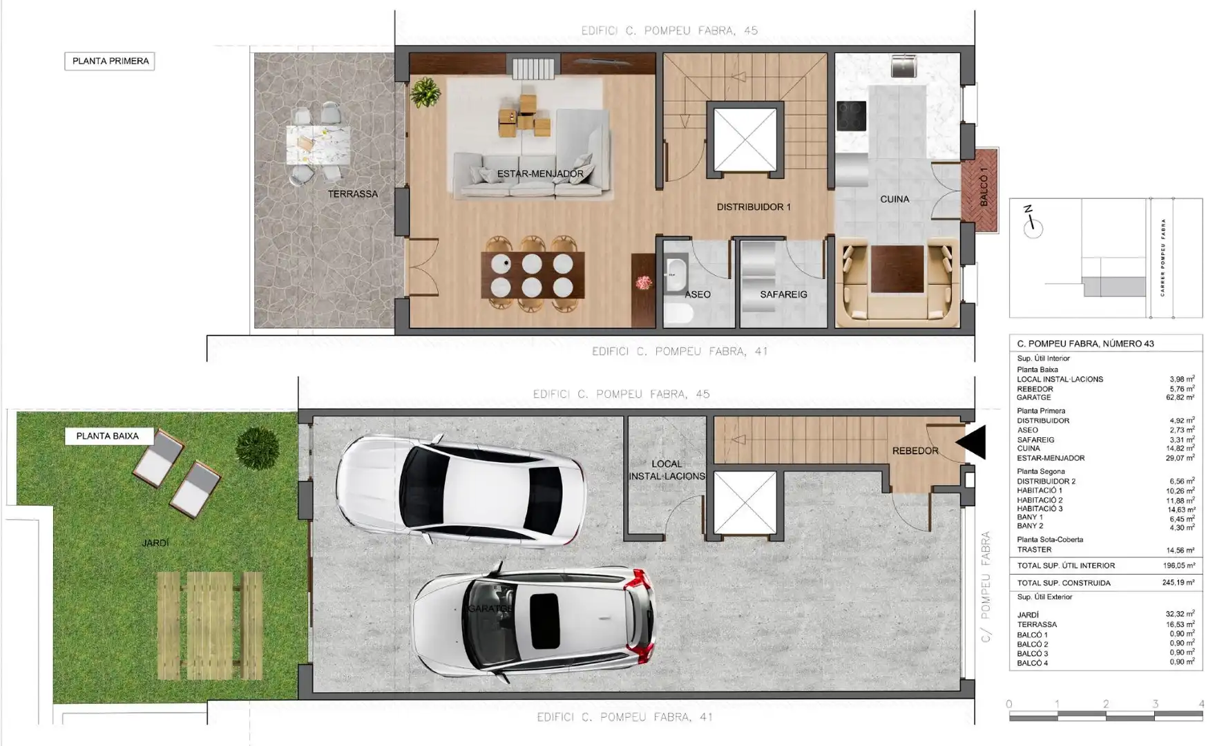 Reihenhaus mit Garten zum Verkauf in Carrer Pompeu Fabra, imagen 9
