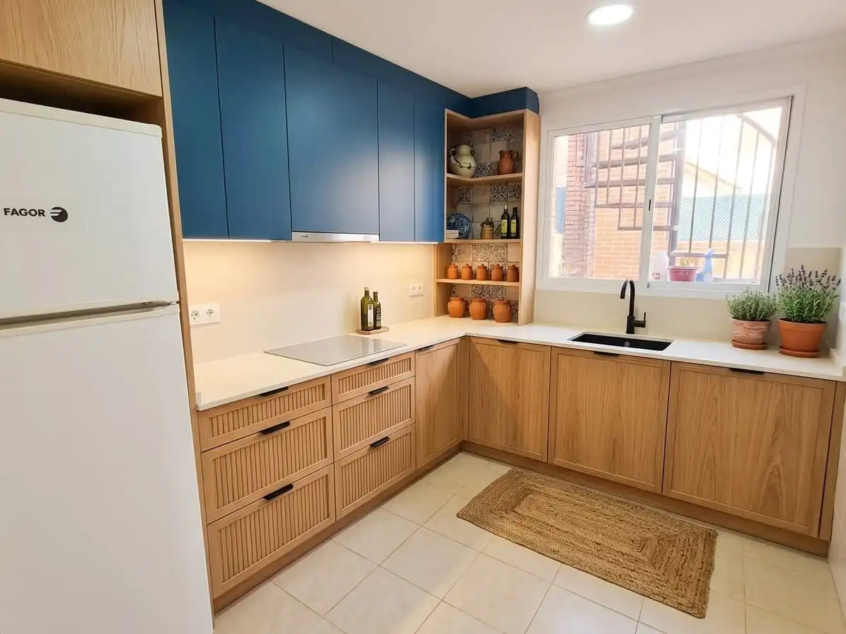 Cocina de Ático en venta en Rincón de la Victoria con Aire acondicionado, Terraza y Balcón