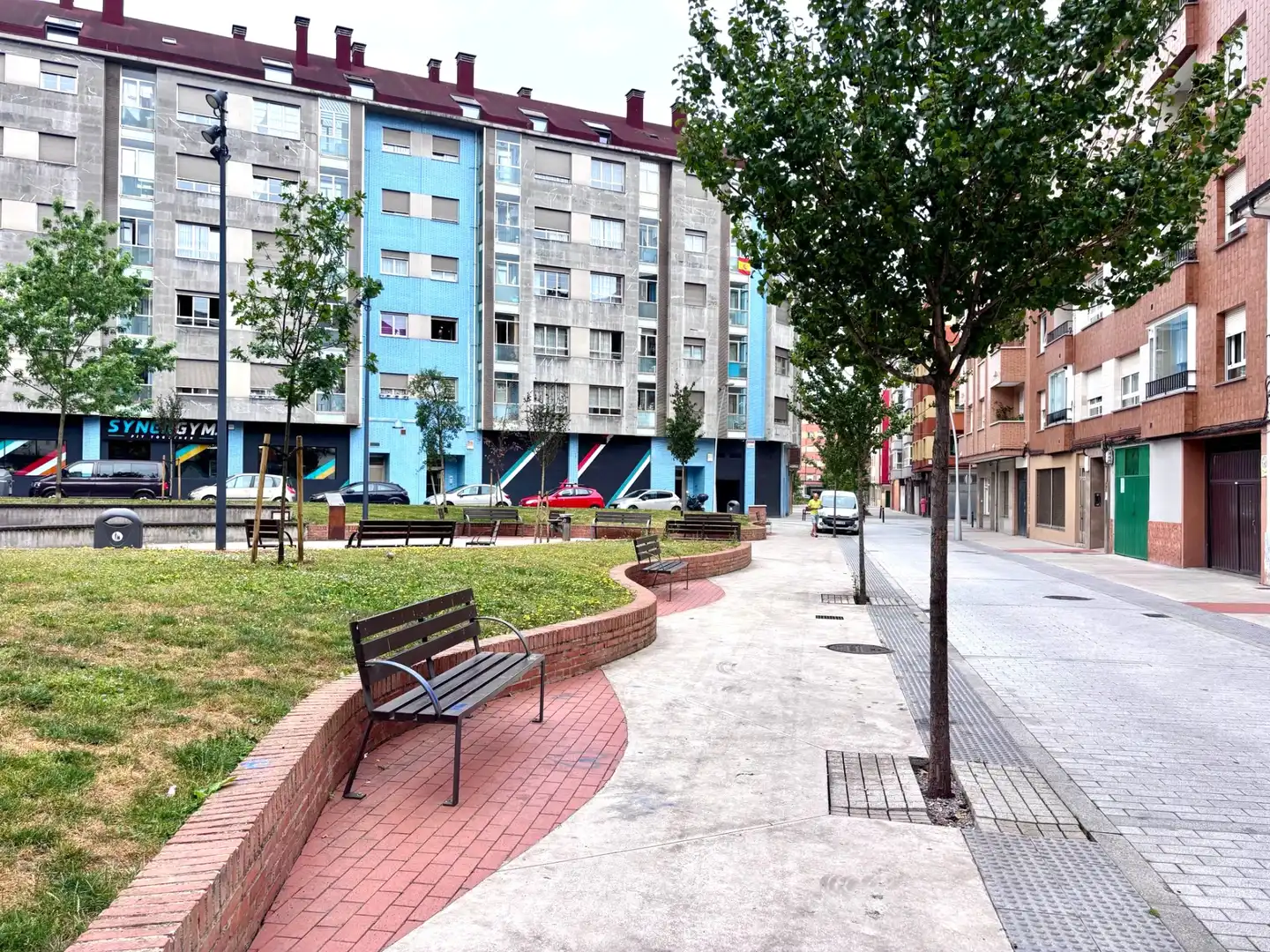 Vista exterior de Piso en venta en Gijón  con Calefacción, Parquet y Terraza
