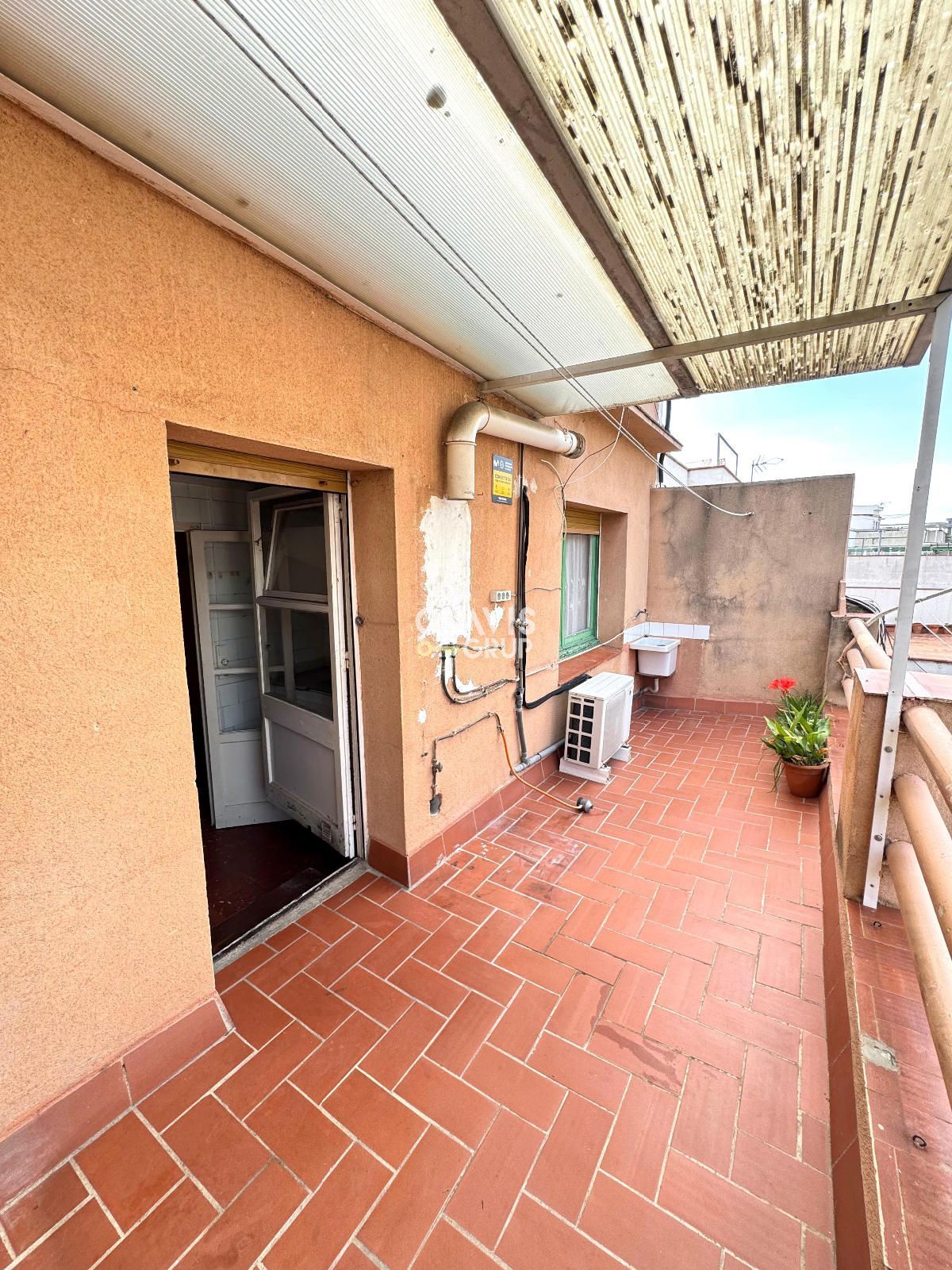 Balcony of Attic for sale in  Barcelona Capital  with Air Conditioner, Terrace and Alarm
