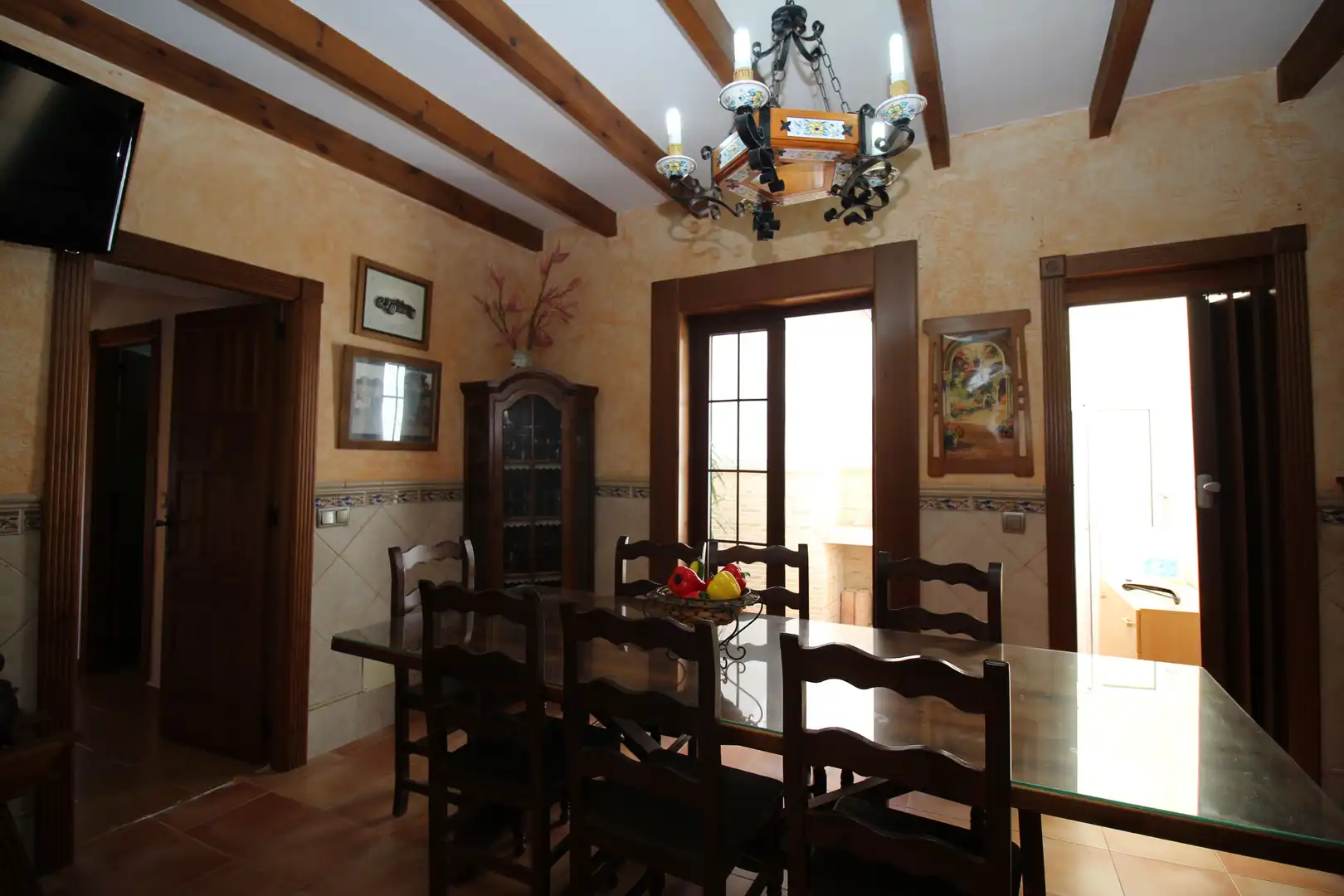 Comedor de Finca rústica en venta en Cartagena con Aire acondicionado, Jardín privado y Terraza