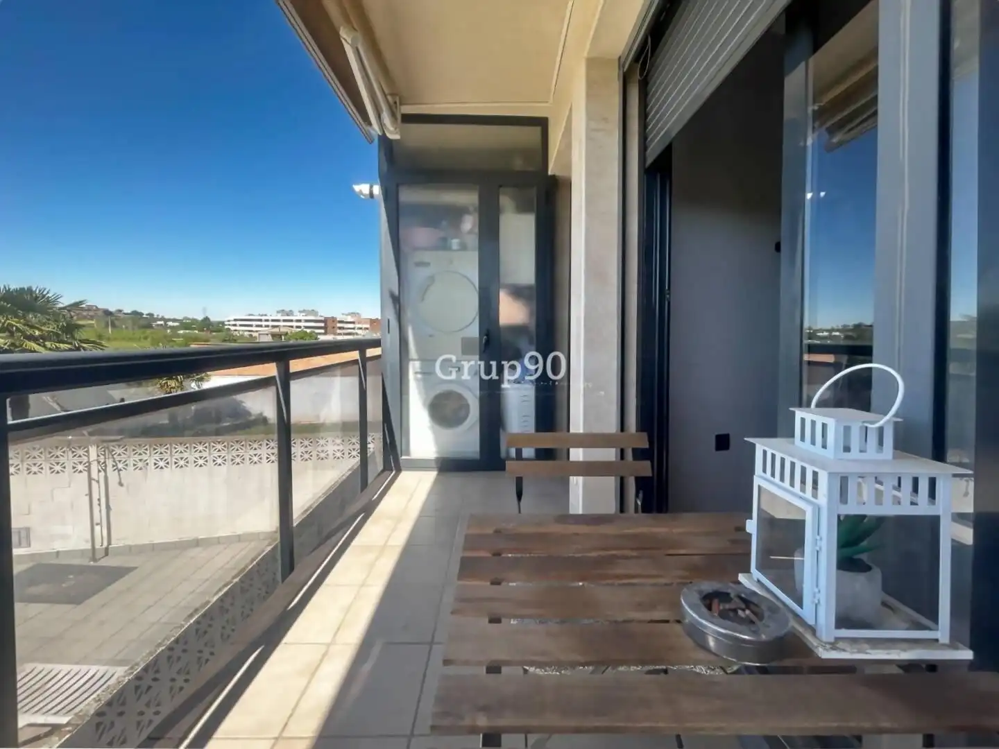 Balcony of Flat for sale in Albatàrrec  with Air Conditioner, Heating and Parquet flooring