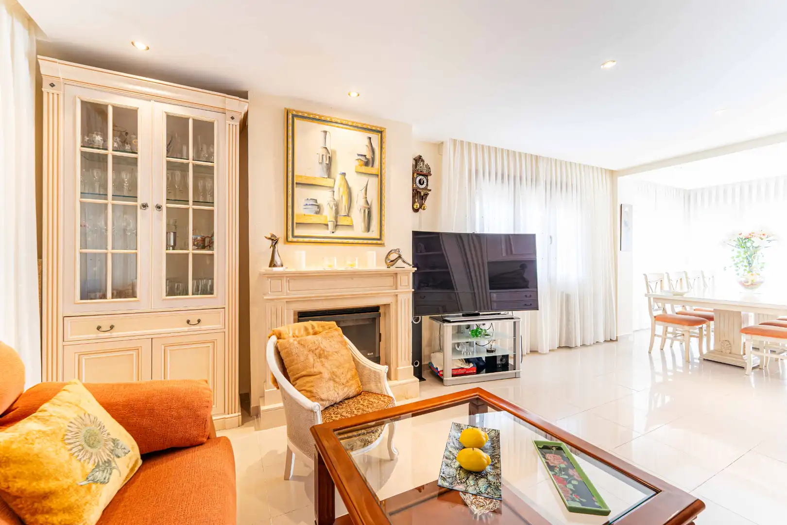 Living room of Houses for sale in Alpedrete  with Furnished