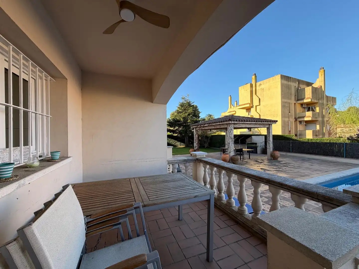 Terraza de Casa adosada de alquiler en Palamós con Terraza, Amueblado y Se aceptan mascotas
