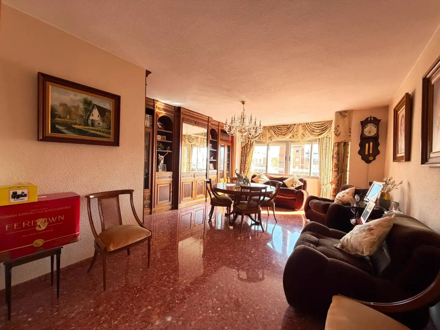 Sala de estar de Piso en venta en Burjassot con Aire acondicionado y Balcón