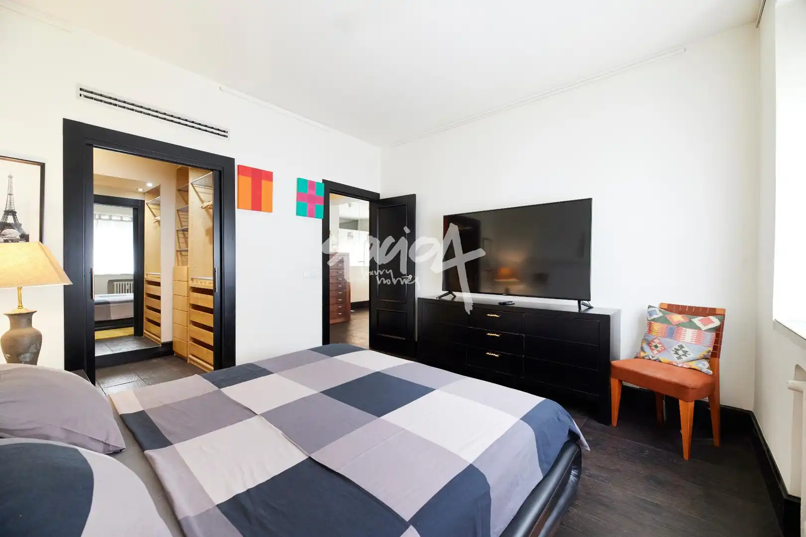 Schlafzimmer von Wohnung zum Verkauf in Madrid mit Klimaanlage und Heizung