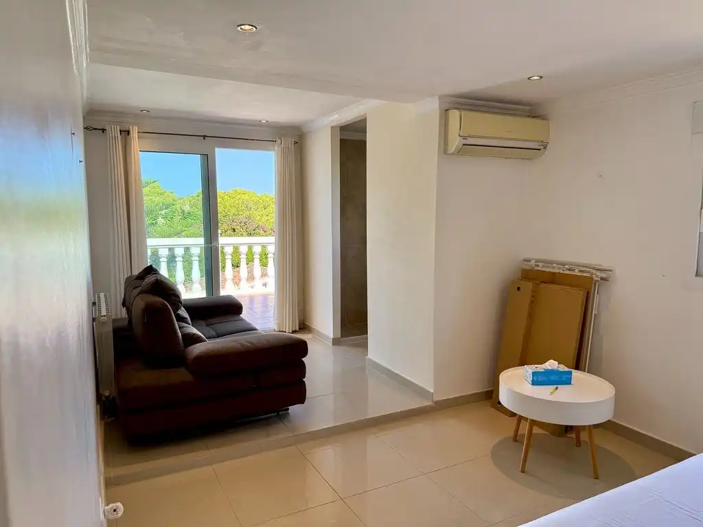 Sala de estar de Casa o chalet en venta en Jávea / Xàbia con Aire acondicionado, Calefacción y Jardín privado