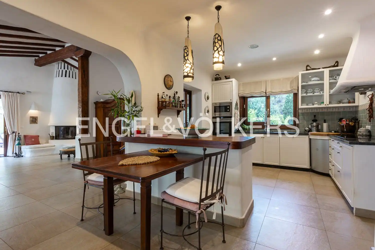 Cocina de Casa o chalet en venta en Jávea / Xàbia con Calefacción, Jardín privado y Terraza