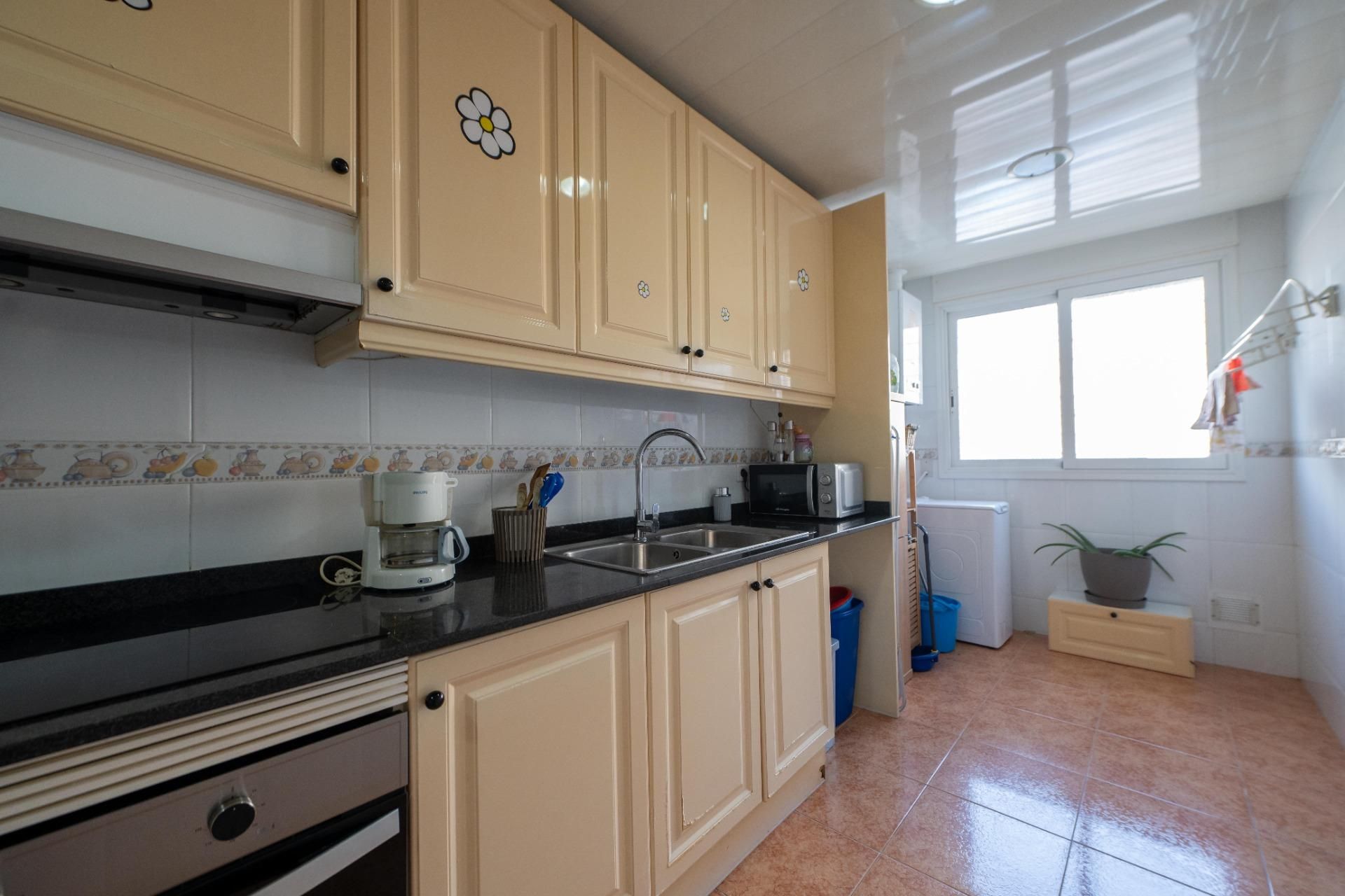 Kitchen of Flat for sale in Pineda de Mar  with Heating, Terrace and Balcony