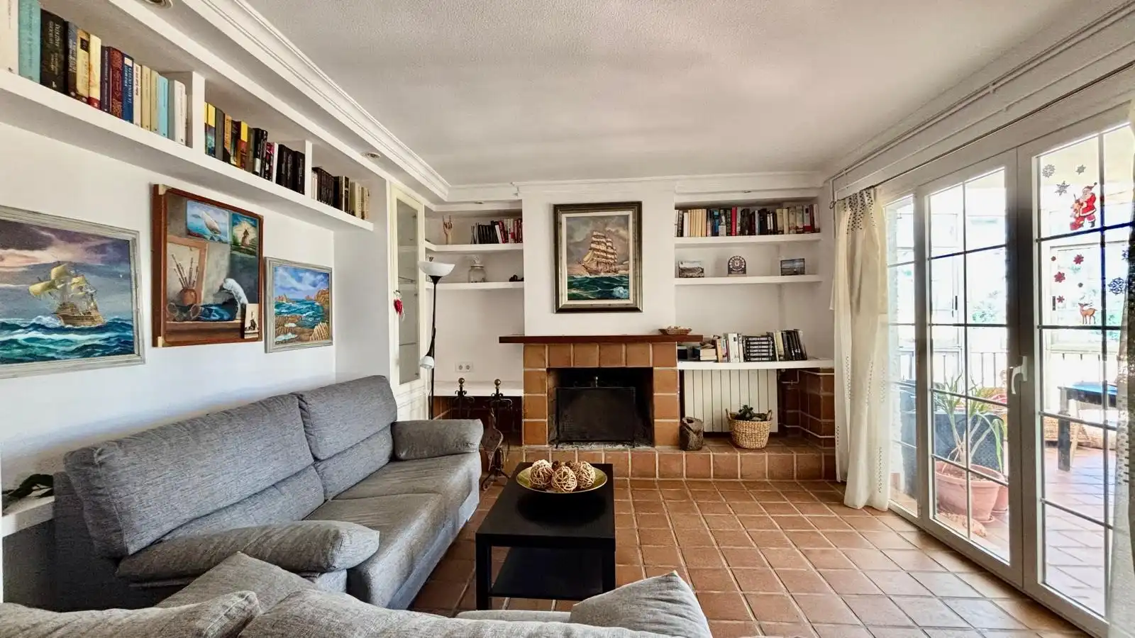 Sala de estar de Casa o chalet en venta en Cartagena con Calefacción, Terraza y Amueblado
