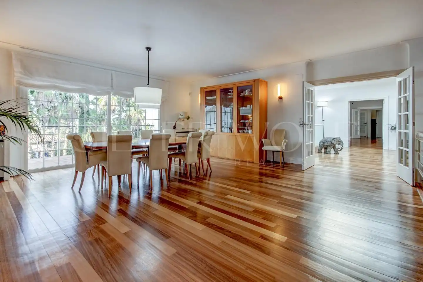 Dining room of Houses for sale in Sant Cugat del Vallès  with Air Conditioner, Heating and Private garden