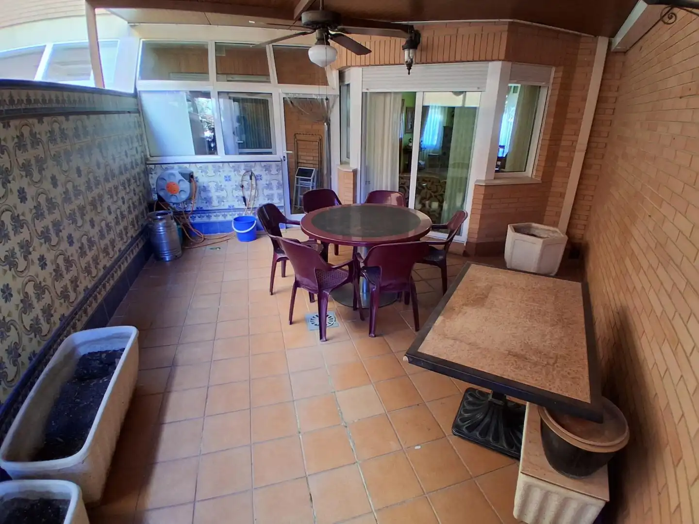 Terraza de Casa adosada en venta en Albacete con Aire acondicionado, Calefacción y Jardín privado