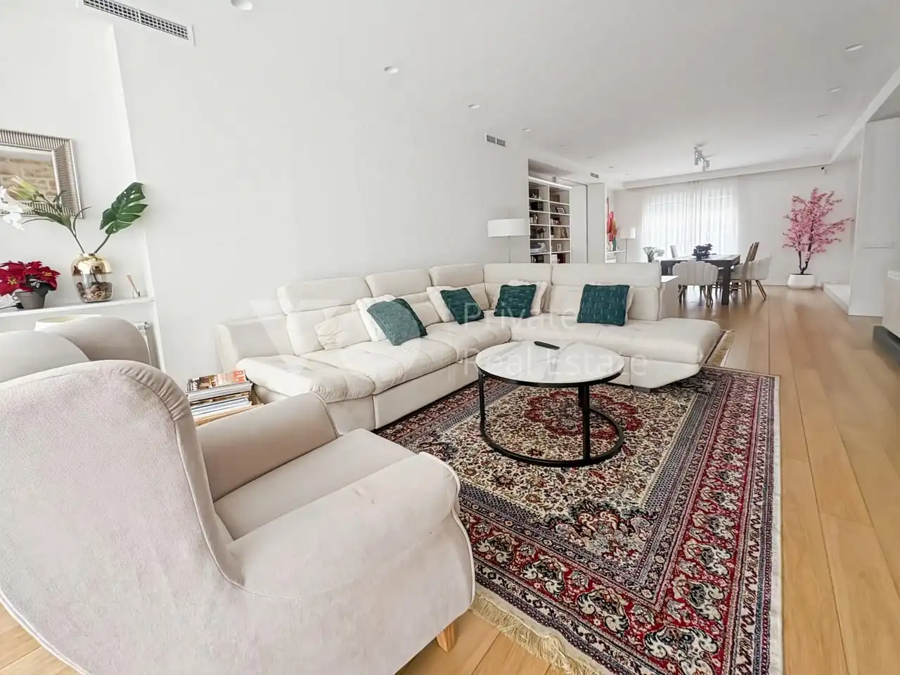 Living room of Houses for sale in Boadilla del Monte  with Air Conditioner, Heating and Private garden