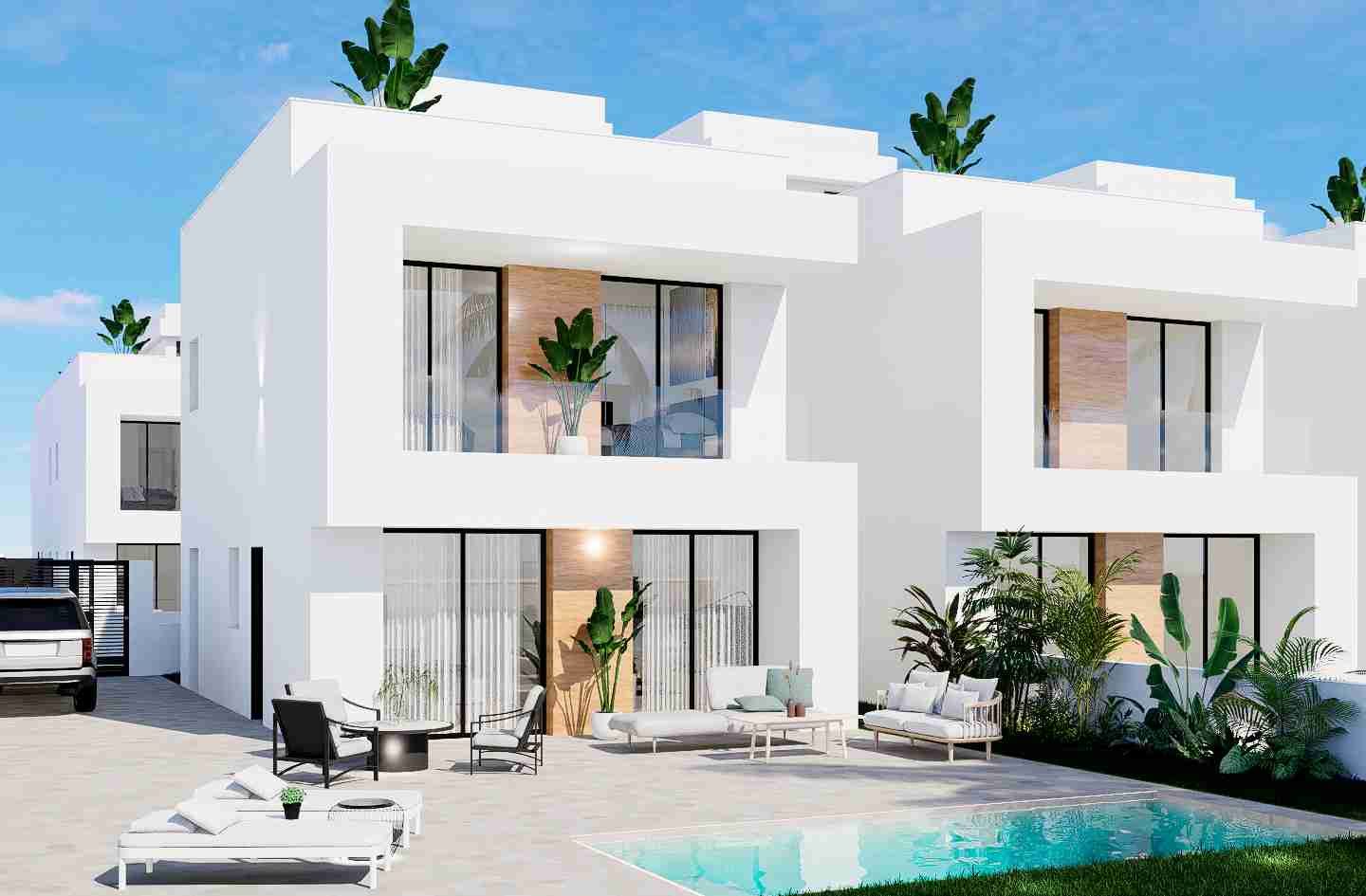 Garden of Single-family semi-detached for sale in Orihuela  with Air Conditioner, Heating and Private garden