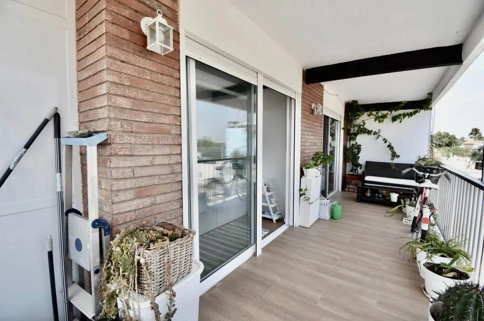 Balcony of Flat for rent in El Campello  with Air Conditioner, Heating and Furnished