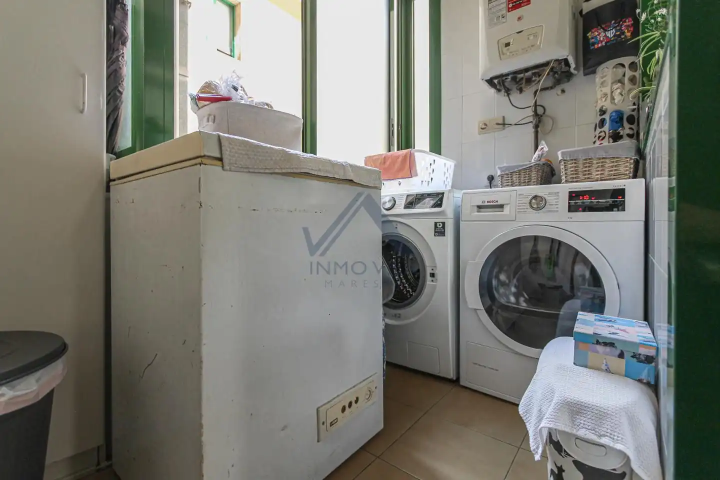 Küche von Wohnung zum Verkauf in Montcada i Reixac mit Klimaanlage, Terrasse und Möbliert