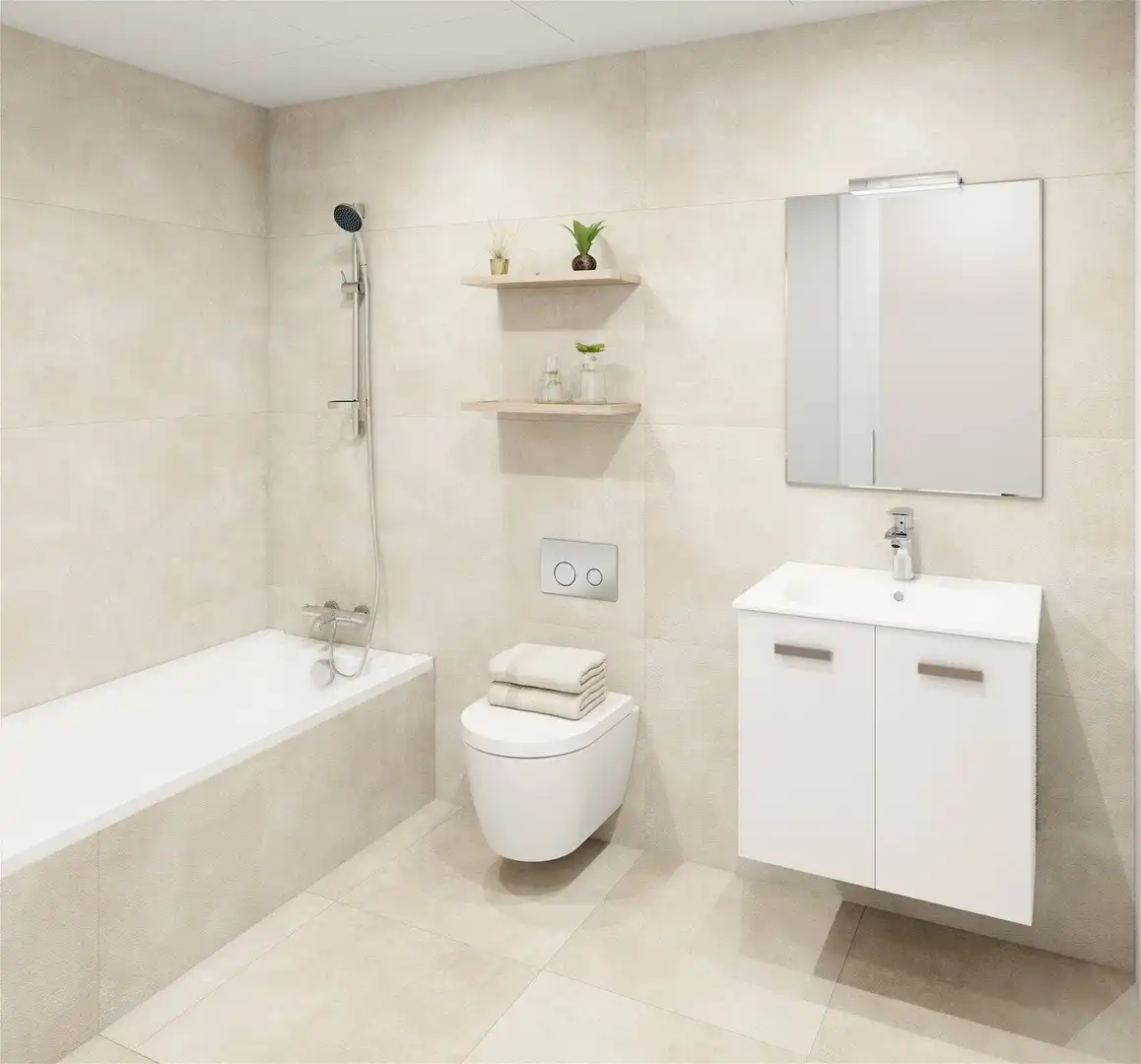 Bathroom of Apartments for sale in Torremolinos  with Air Conditioner, Terrace and Storage room
