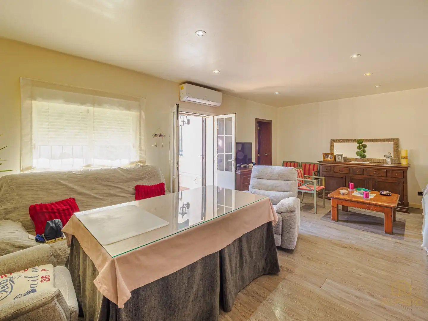 Wohnzimmer von Haus oder Chalet zum Verkauf in  Palma de Mallorca mit Klimaanlage, Heizung und Terrasse