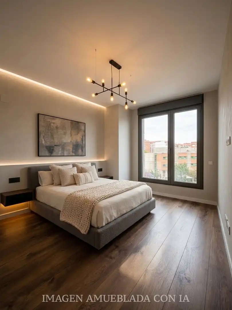 Schlafzimmer von Wohnung zum Verkauf in Valencia mit Klimaanlage, Abstellraum und Schwimmbad