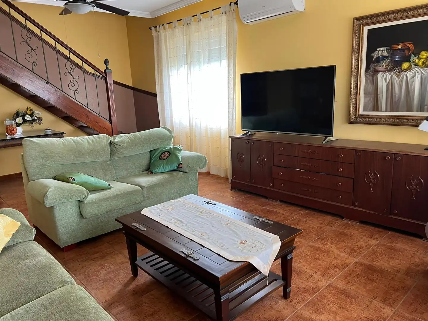 Living room of Houses for sale in Pepino  with Air Conditioner, Heating and Private garden