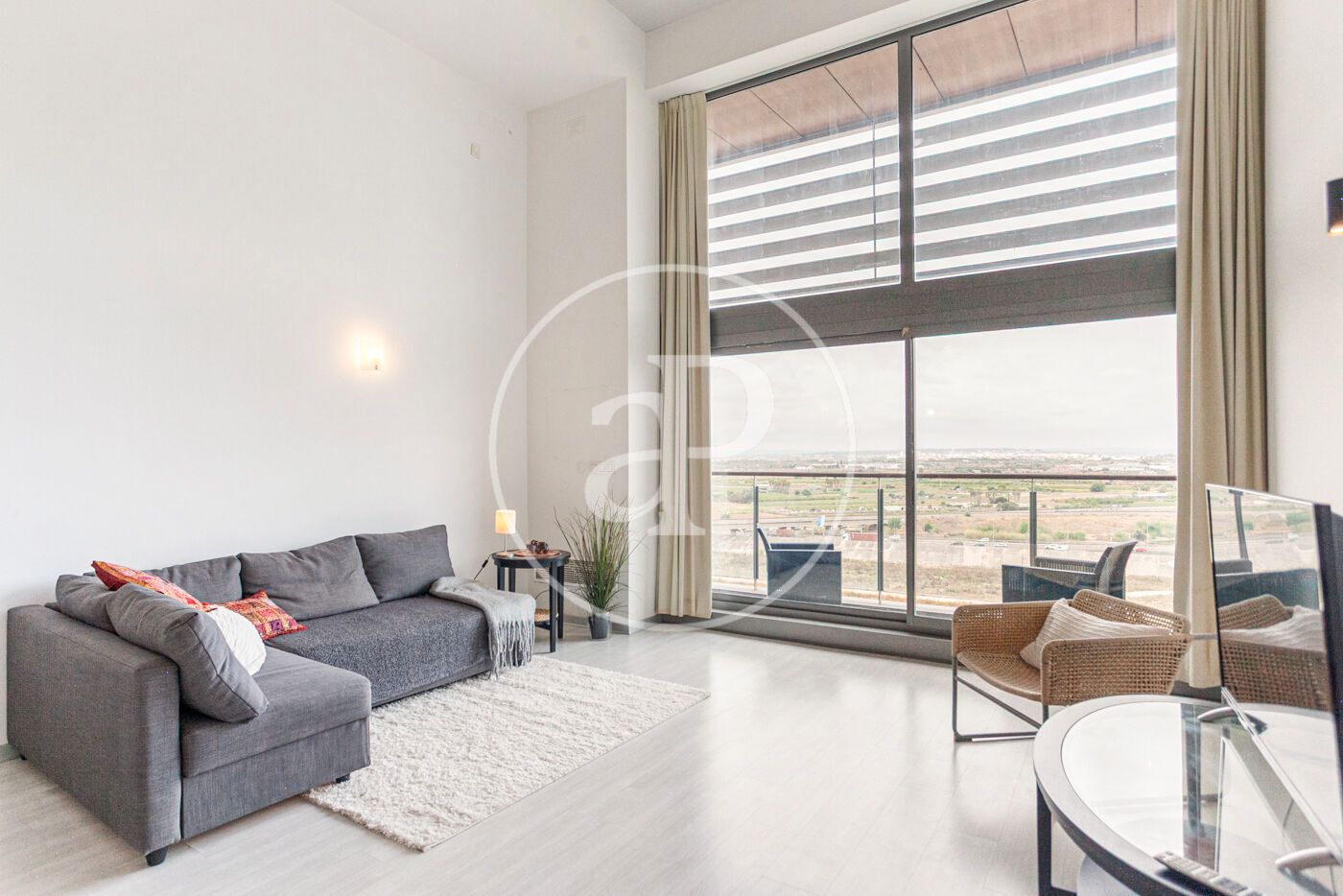 Living room of Attic to rent in Xirivella  with Air Conditioner, Heating and Terrace