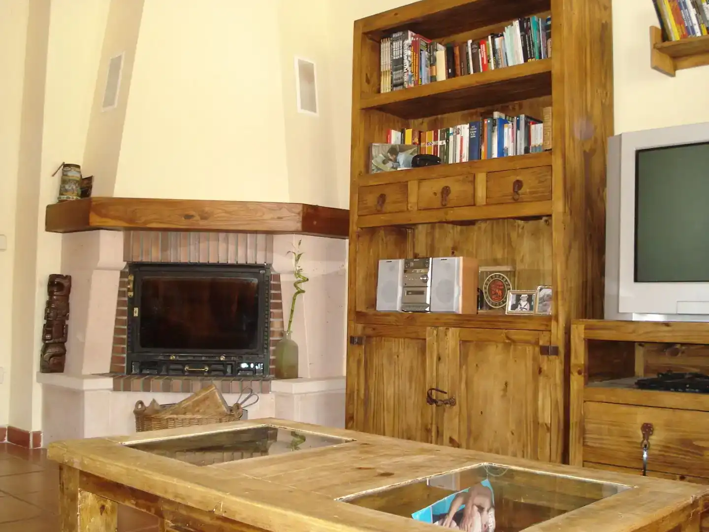 Sala d'estar de Casa adosada de lloguer en Segovia Capital amb Balcó