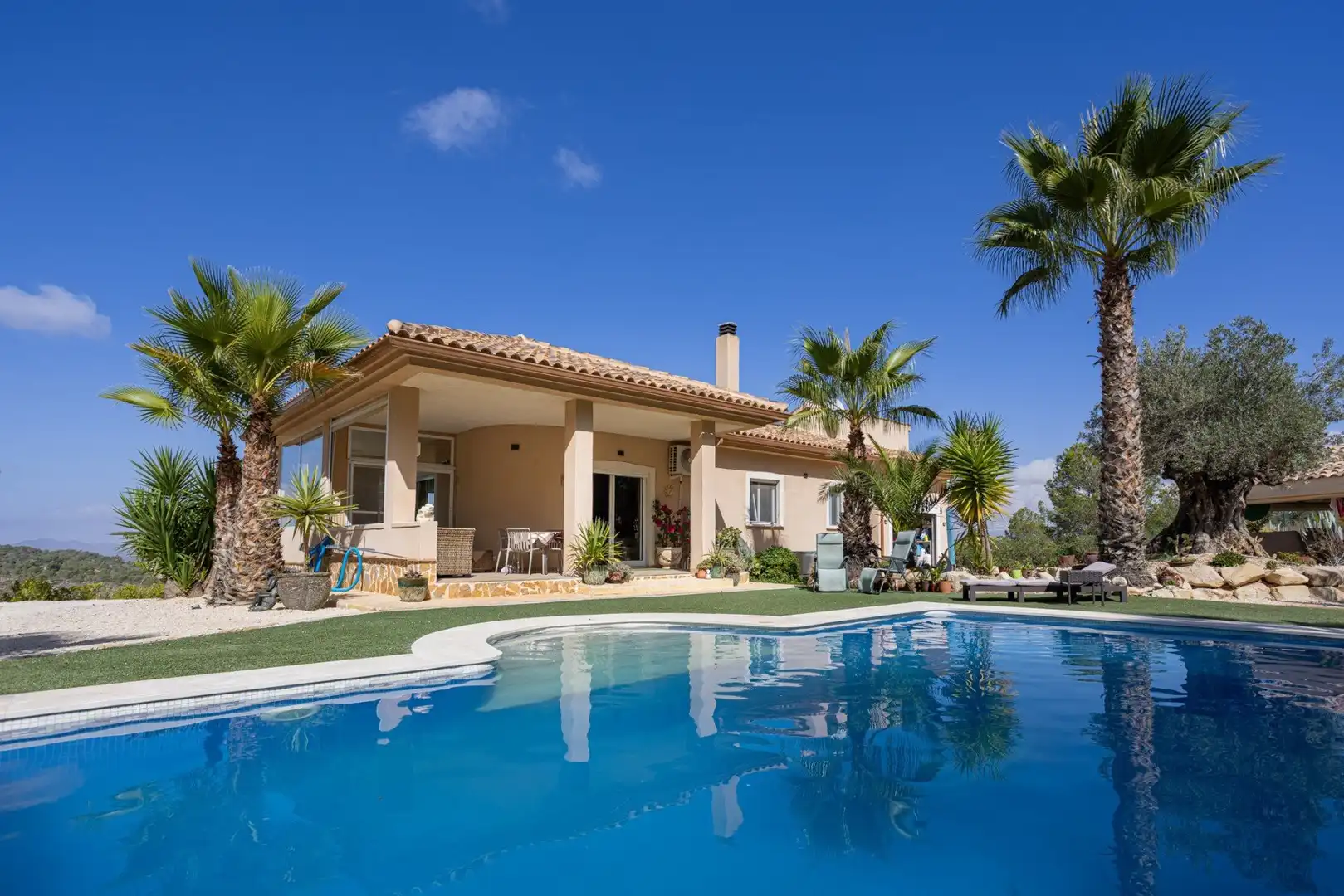 Swimming pool of Houses for sale in Jumilla  with Private garden, Terrace and Swimming Pool