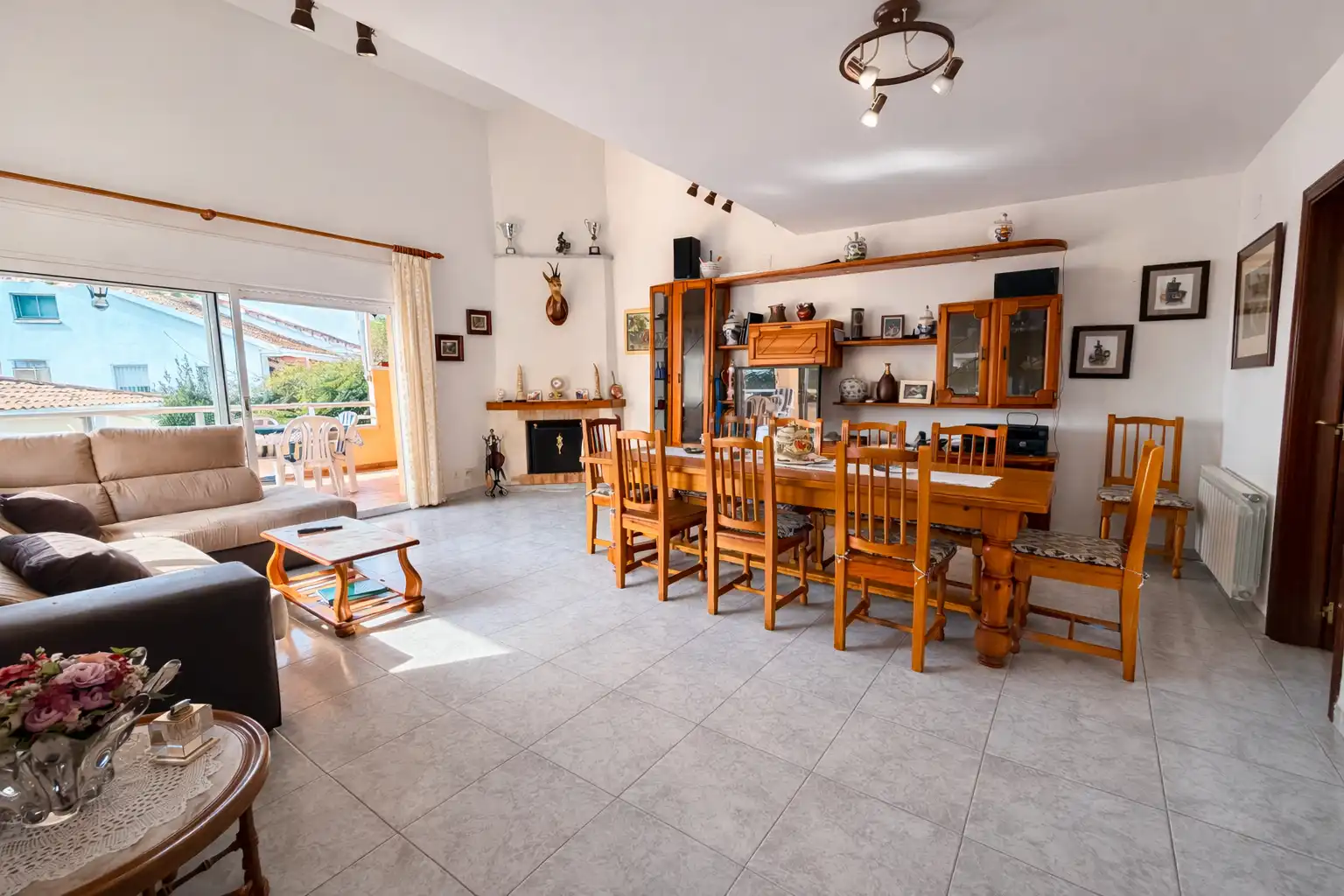 Dining room of Houses for sale in Calafell  with Air Conditioner, Heating and Private garden