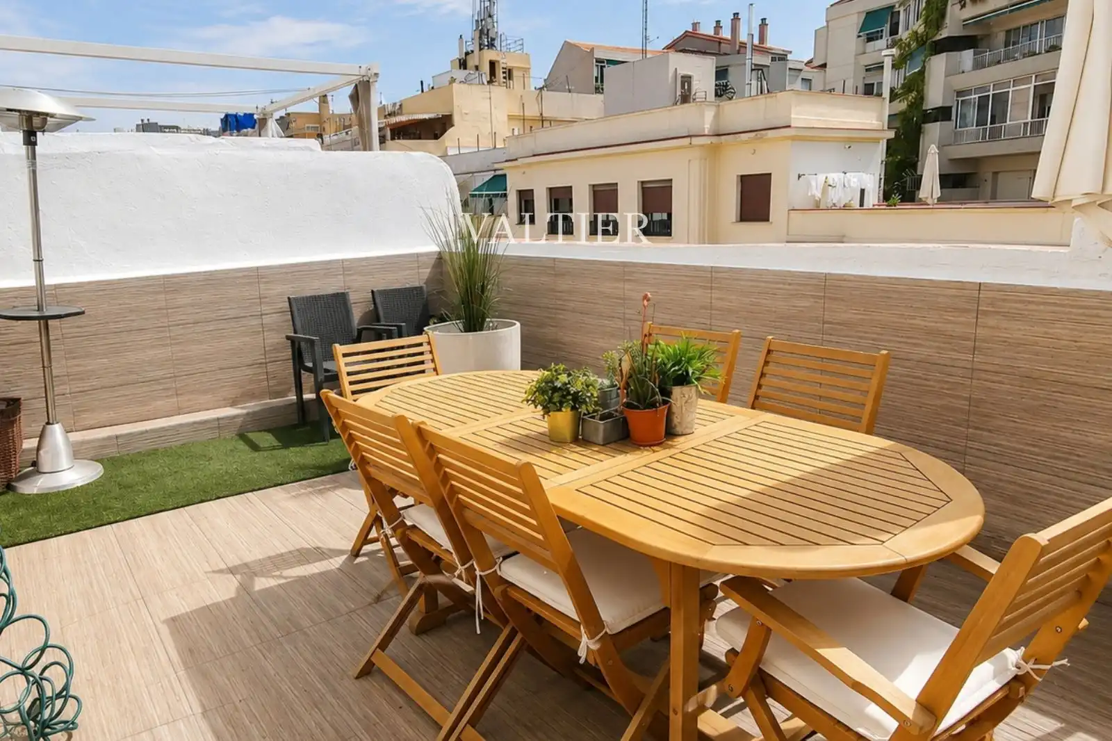 Terraza de Ático de alquiler en Madrid con Aire acondicionado, Terraza y Amueblado