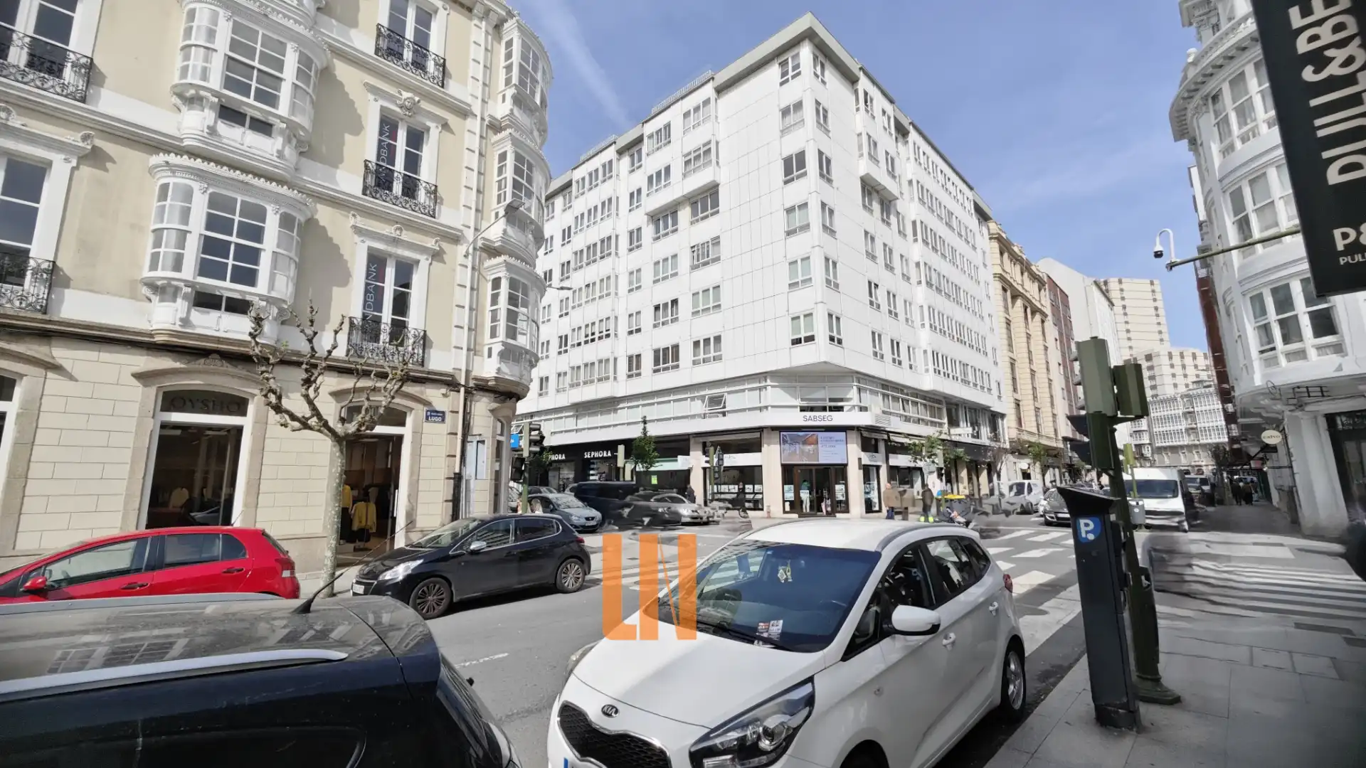 Vista exterior de Piso en venta en A Coruña Capital  con Calefacción, Parquet y Trastero