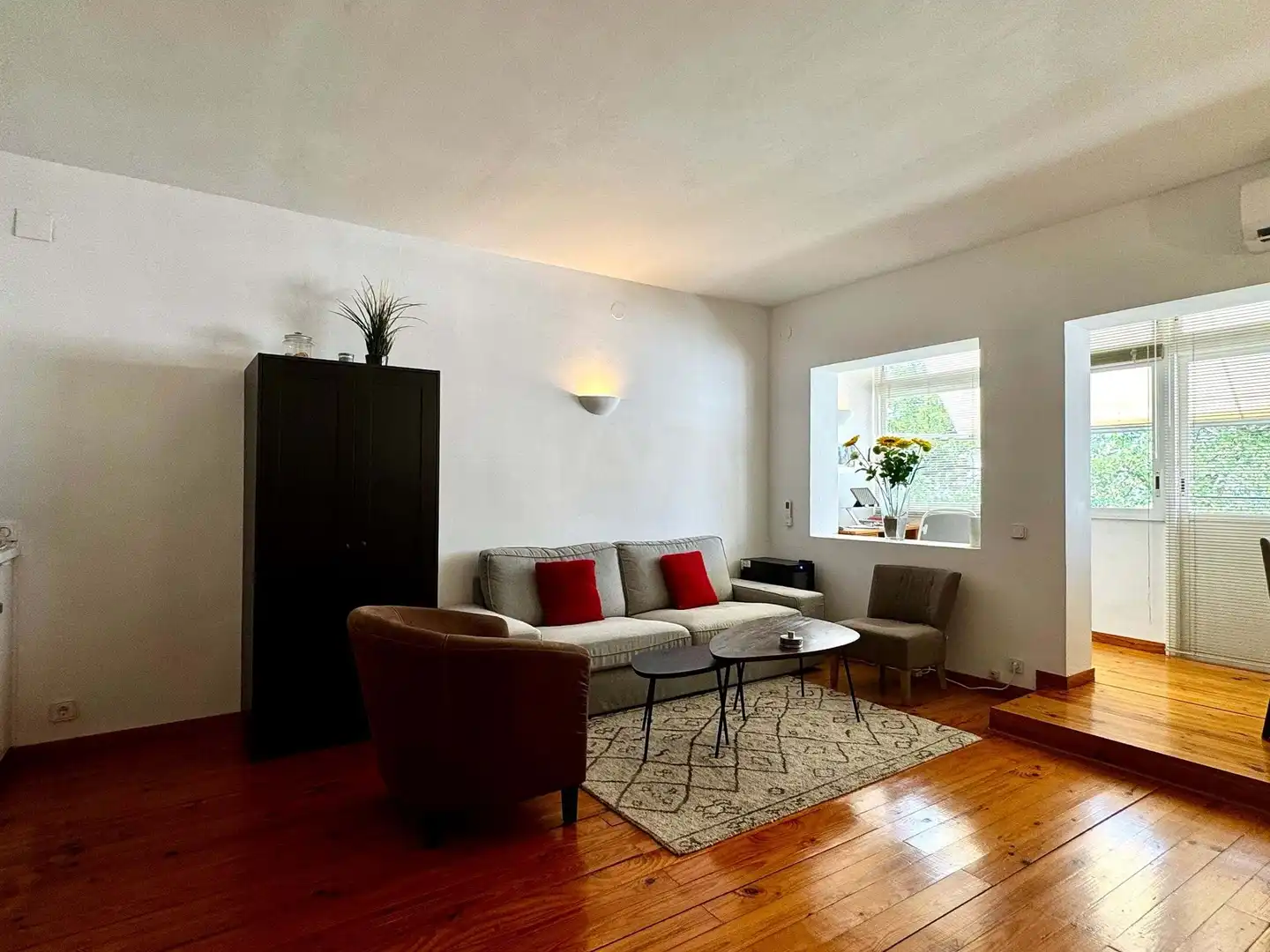Sala de estar de Piso de alquiler en Sitges con Aire acondicionado