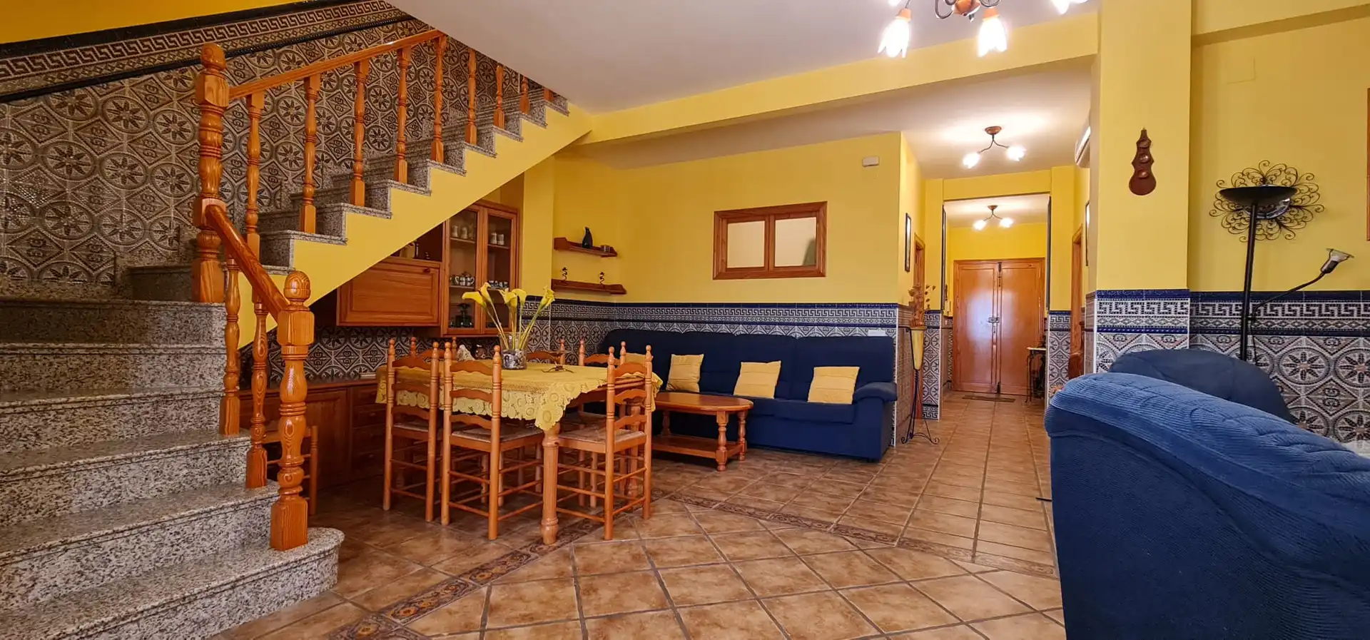 Sala de estar de Casa o chalet en venta en Belalcázar con Aire acondicionado, Terraza y Amueblado