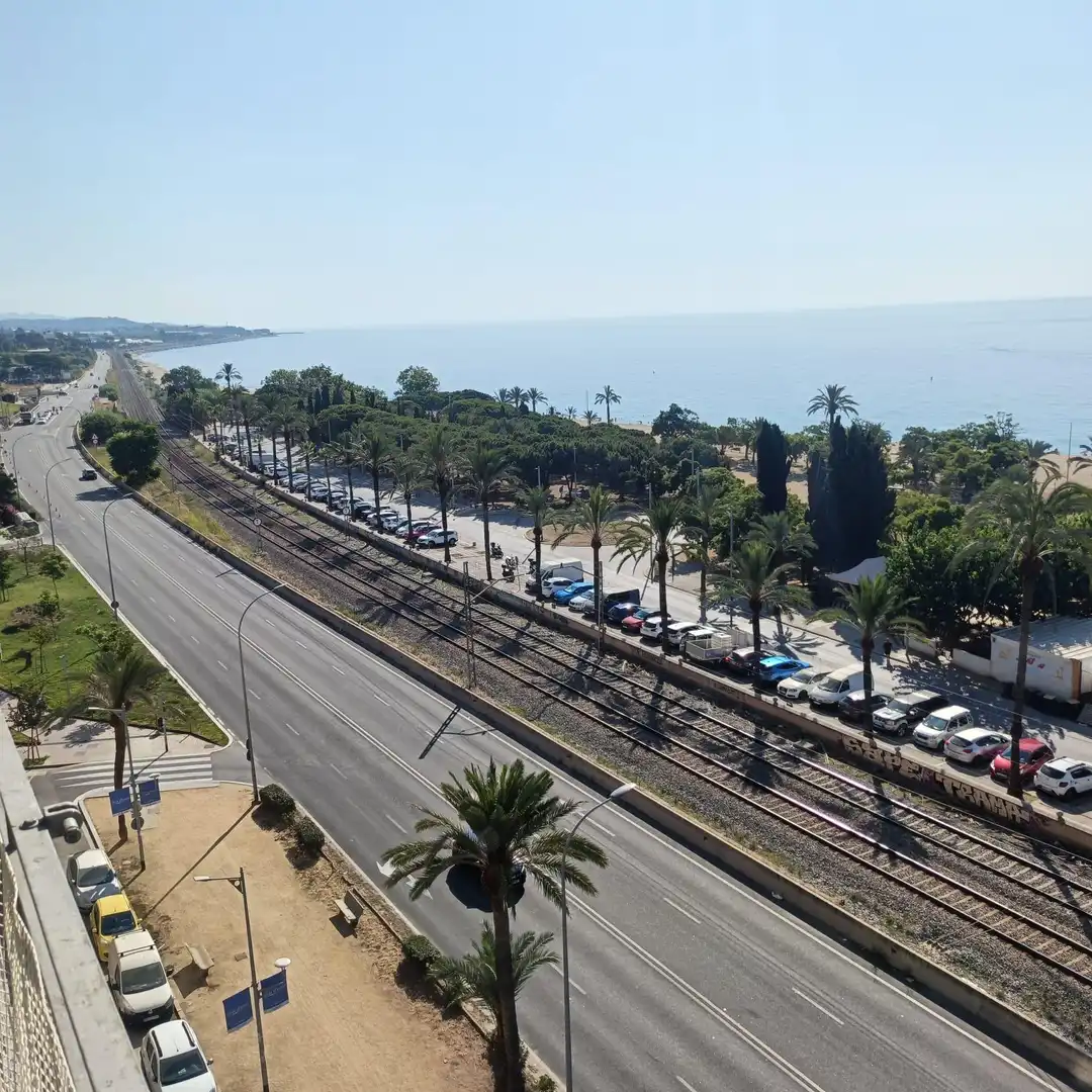 Exterior view of Flat for sale in Mataró  with Air Conditioner and Balcony