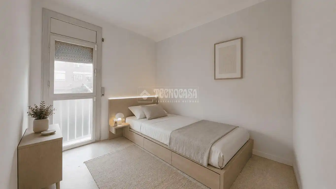 Bedroom of Flat for sale in Sabadell  with Heating and Parquet flooring